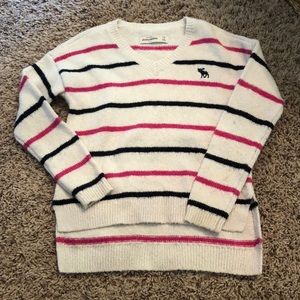 Abercrombie kids striped sweater size 7/8